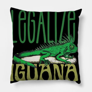 Funny Iguana saying, Iguana artwork, Iguana lovers Pillow