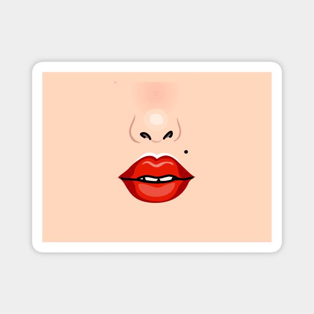 Gigi Goode Mouth Magnet by Jakmalone