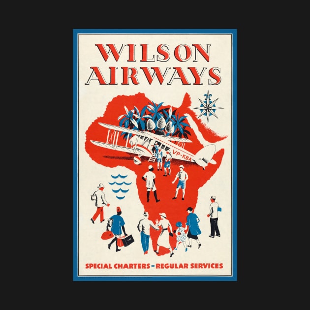 Wilson Airways Vintage Poster 1937 by vintagetreasure