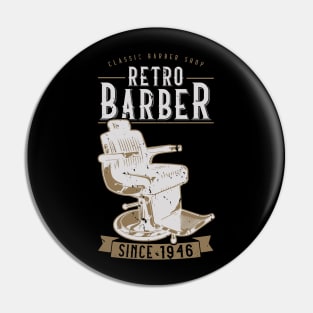 Retro Barber Pin