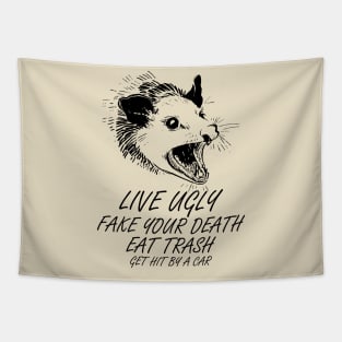 Opossum Quotes Tapestry