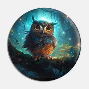 Cosmo the Owl Pin