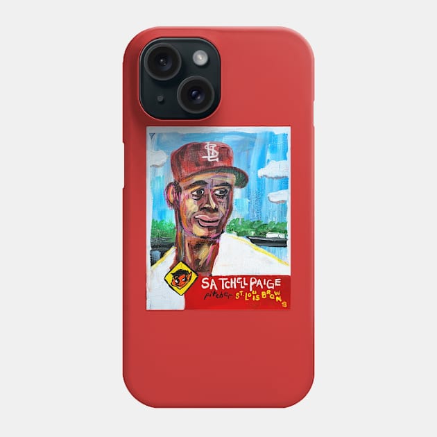 Satchel Paige Phone Case by ElSantosWorld