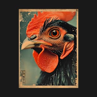 Japanese style chicken poster T-Shirt