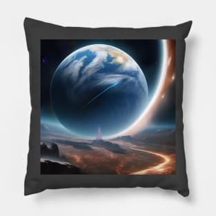 sci-fi space design Pillow