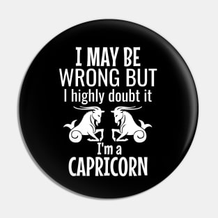 I may be wrong but I highly doubt it I'm a capricorn Pin