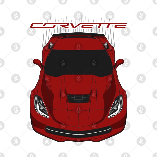 Corvette C7 - Long Beach Red by V8social