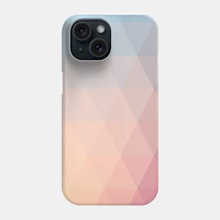 gradient multi color geometric diamond Phone Case