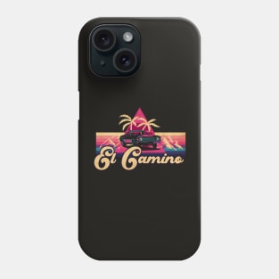 El Camino Vaporwave Phone Case