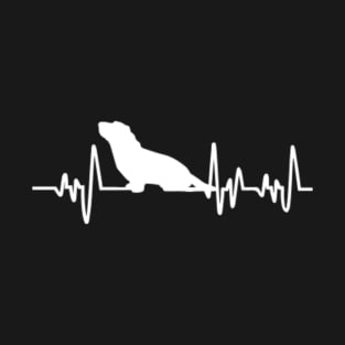 Basset Hound Heartbeat For Dog Lovers T-Shirt