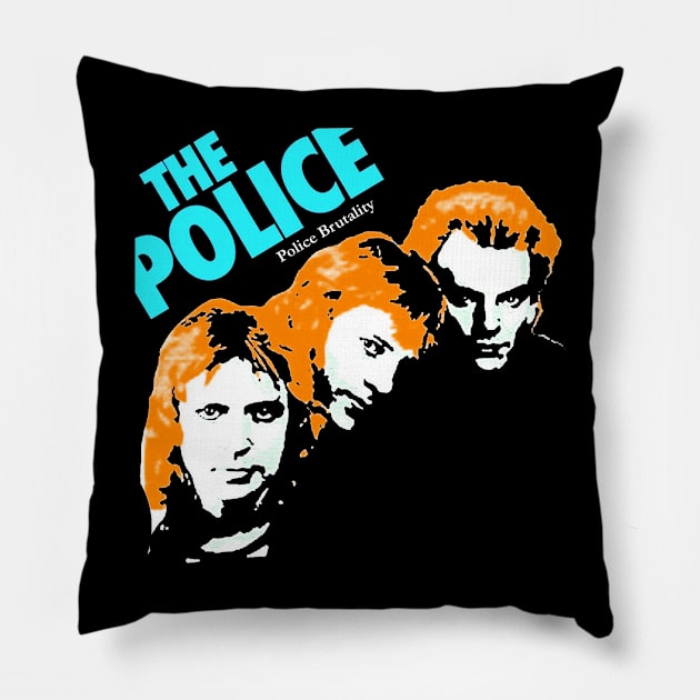 Wrapped Around Your Style Embrace Polices Band's Signature Rock Aesthetic Pillow by Lovecraftian