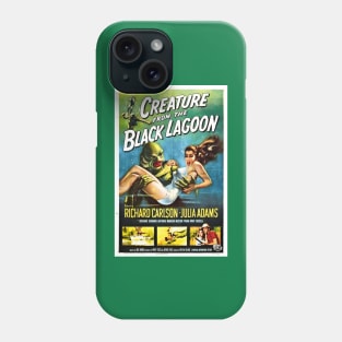 Vintage Movie - Creature From The Black Lagoon poster Phone Case