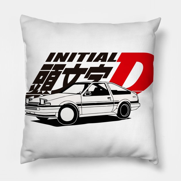 AE86 toyota trueno Pillow by ANDXS