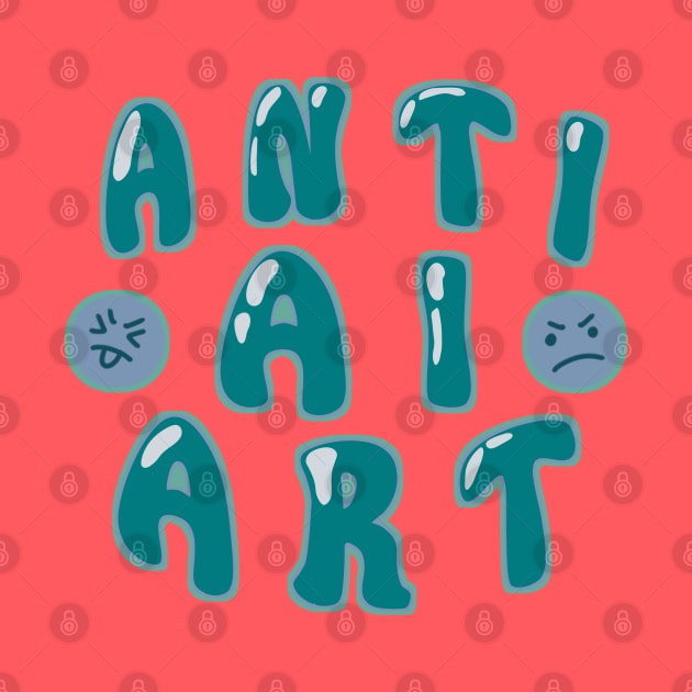 Anti AI Art by Sketchyleigh