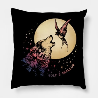 Wolf & Swallow - Moonlight Serenade [GLOAMING] Pillow