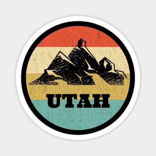 Retro Utah Magnet