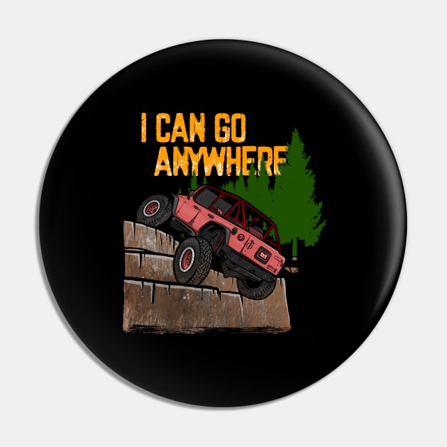 Pink Jeep Flex I Can Go Anywhere Pin by 4x4 Sketch