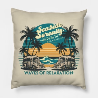 Seaside serenity Pillow