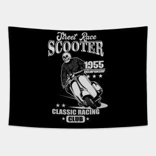 55 SCOOTER RACING Tapestry