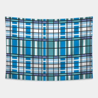 Plaid Pattern Tapestry