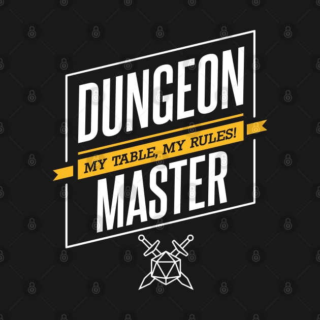 Dungeon Master - My Table, My Rules by Meta Cortex