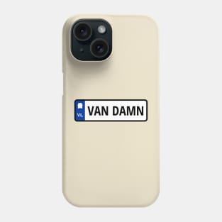 VAN DAMN License Phone Case