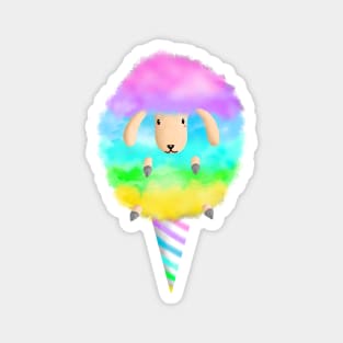 Cotton Candy Sheep Magnet