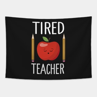 Tired Teacher Tapestry