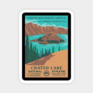 Crater Lake National Park WPA Magnet