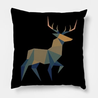 Deer Polygon Pillow