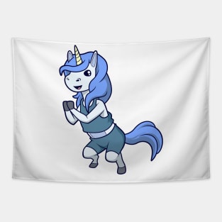 Tabata unicorn Tapestry