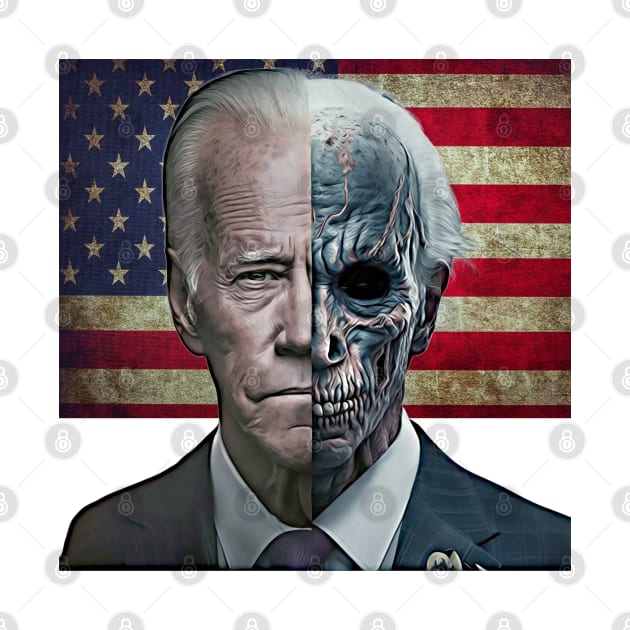 Two-Faced Politicians Presidential Election 2024 Joe Biden by Unboxed Mind of J.A.Y LLC 