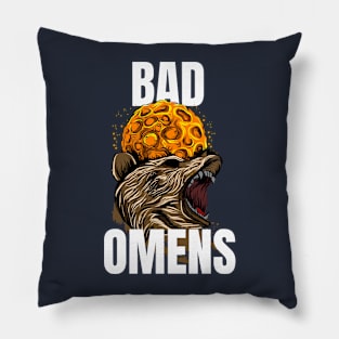 bad omens Pillow