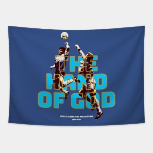 THE HAND OF GOD DIEGO ARMANDO MARADONA Tapestry