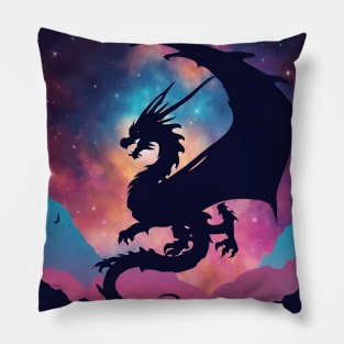 Dragon’s Night Sky Pillow