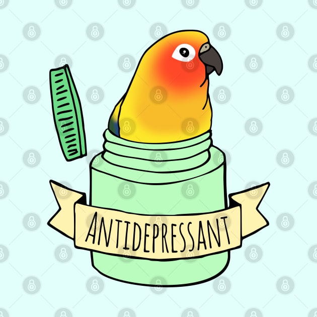 antidepressant sun conure by FandomizedRose