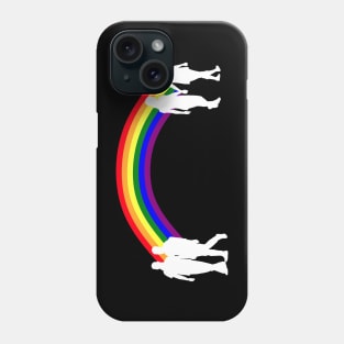 Rainbow's end (white version) Phone Case