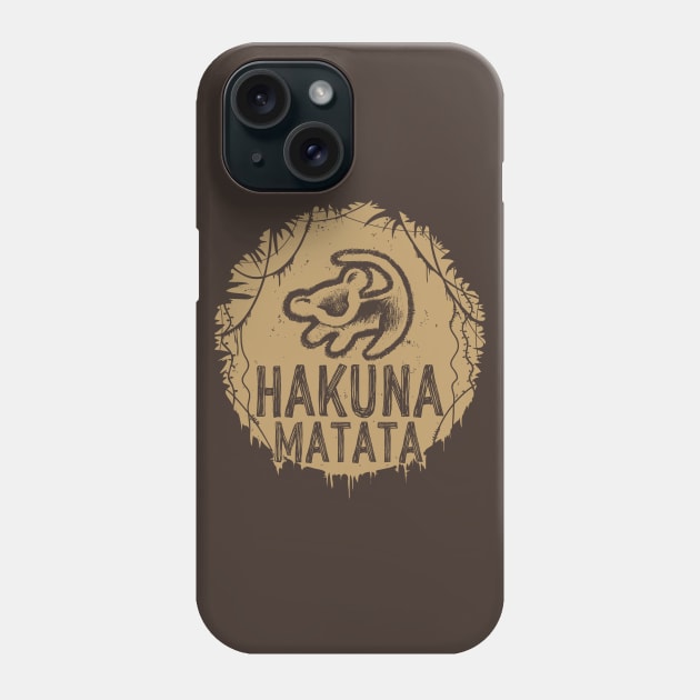 Hakuna Matata Phone Case by Riverart