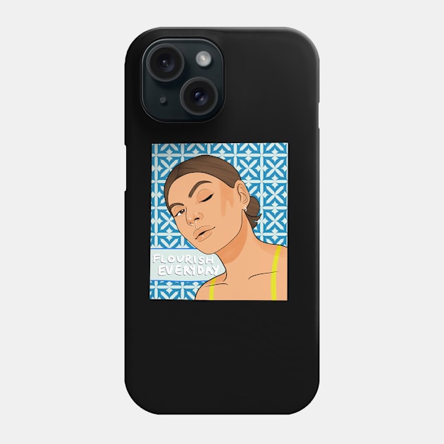 Flourish Everyday Phone Case by Eleyna Morris Apparel