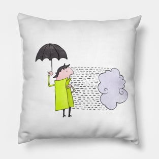 Horizontal rain Pillow