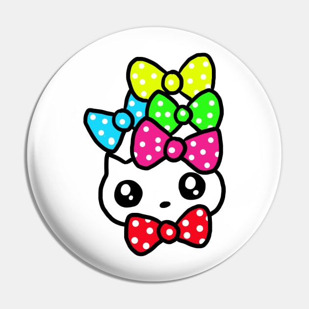 Ribbon Kitty Pin by mayying