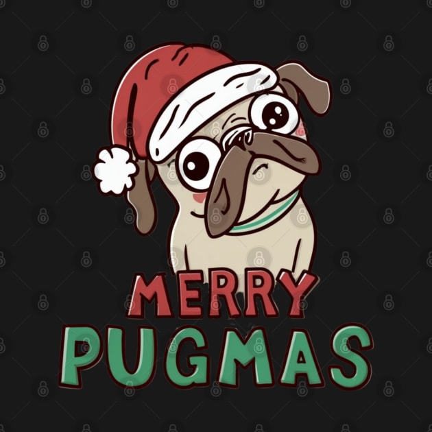 Merry pugmas Dog Santa by Japanese Fever