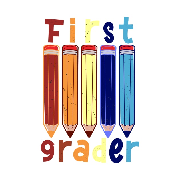 Funny First grader T-shirt by chilla09