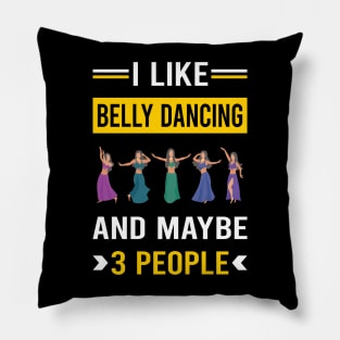 3 People Belly Dancing Dance Bellydance Bellydancing Bellydancer Pillow