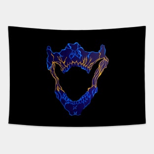 Partial Skull Tapestry