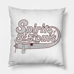 Retro Spirits of St. Louis Basketball Pillow