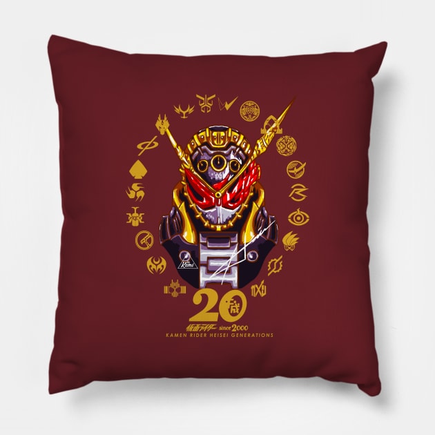 The Evil King Ohma Zio Pillow by Hamimohsin