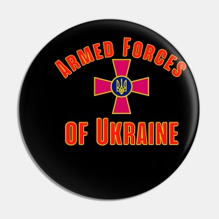 Armed Forces of Ukraine Trident Black Red Classic Pin