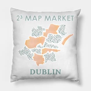 Dublin Map - Full Size - Pillow