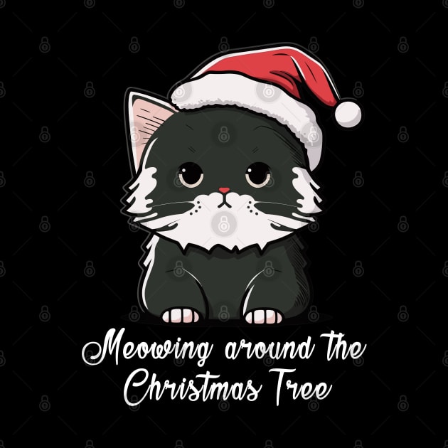 Cute Ugly Christmas Cat Gift Funny Cat Christmas by KsuAnn